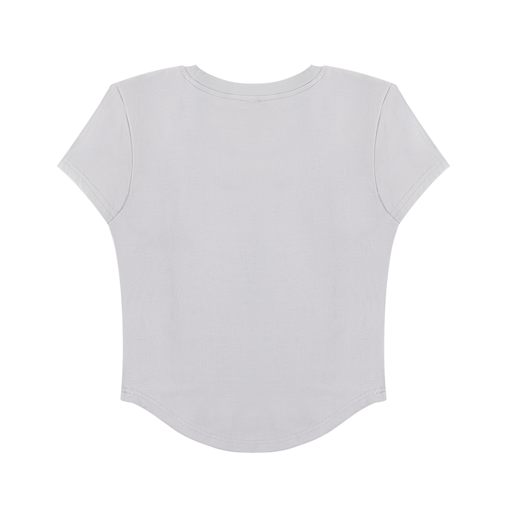 Futéon Women's Paneled Crop T-Shirt