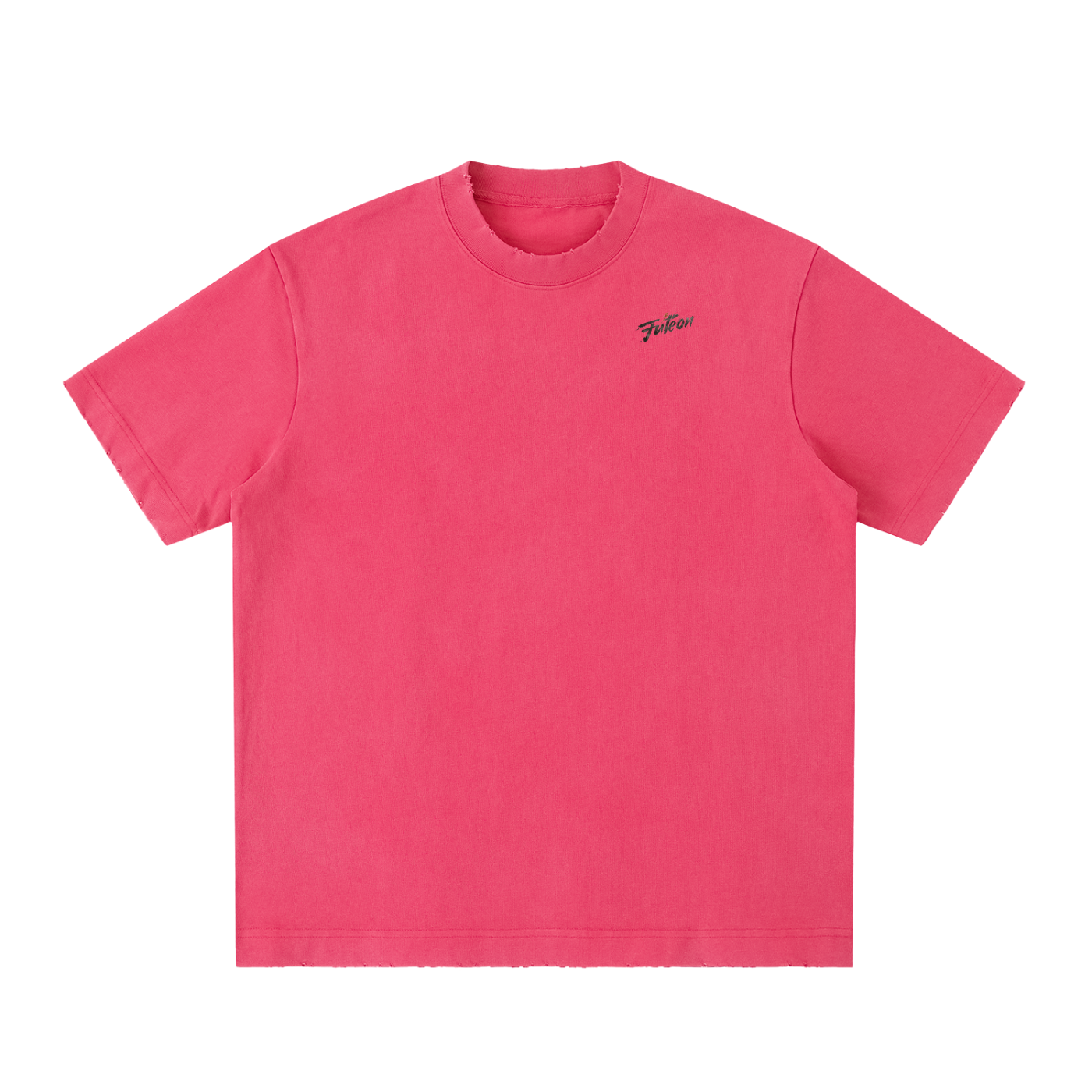 Futéon Heavyweight Vintage Washed Frayed T-Shirt
