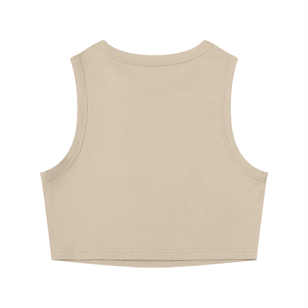 Futéon Women's Tight Crewneck Crop Tank Top