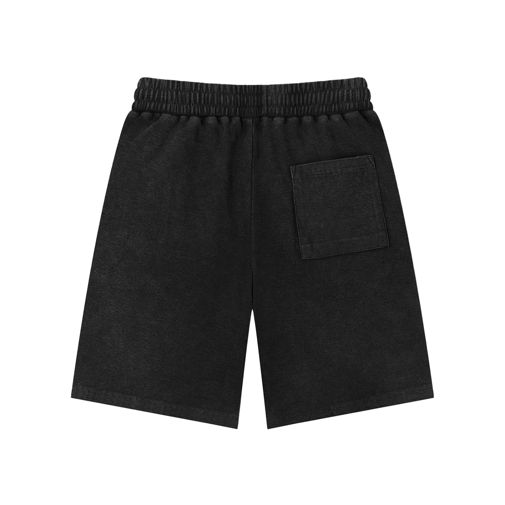 Futéon Mineral Wash Waffle Knit Shorts