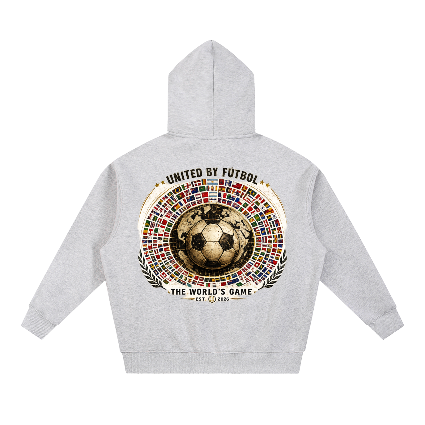 Futéon Essential Oversized Boxy Fit Fleece Hoodie