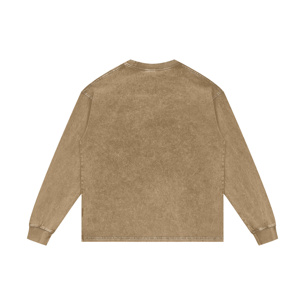 Futéon Acid Wash Oversize Long Sleeve