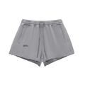 Futéon Snow Washed Raw Edge Drawstring Shorts