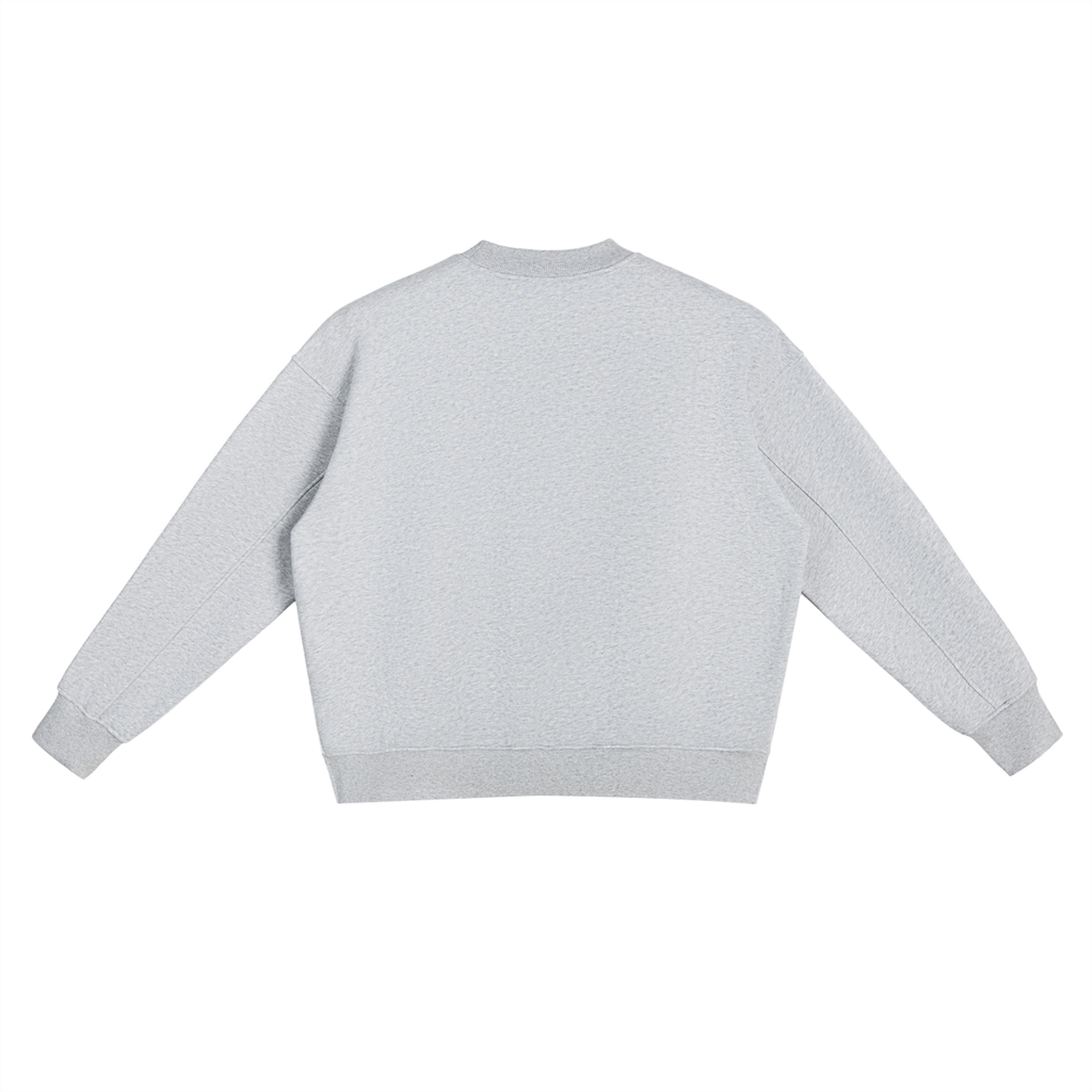 Futéon Fleece Side Slit Crewneck Long Sleeve