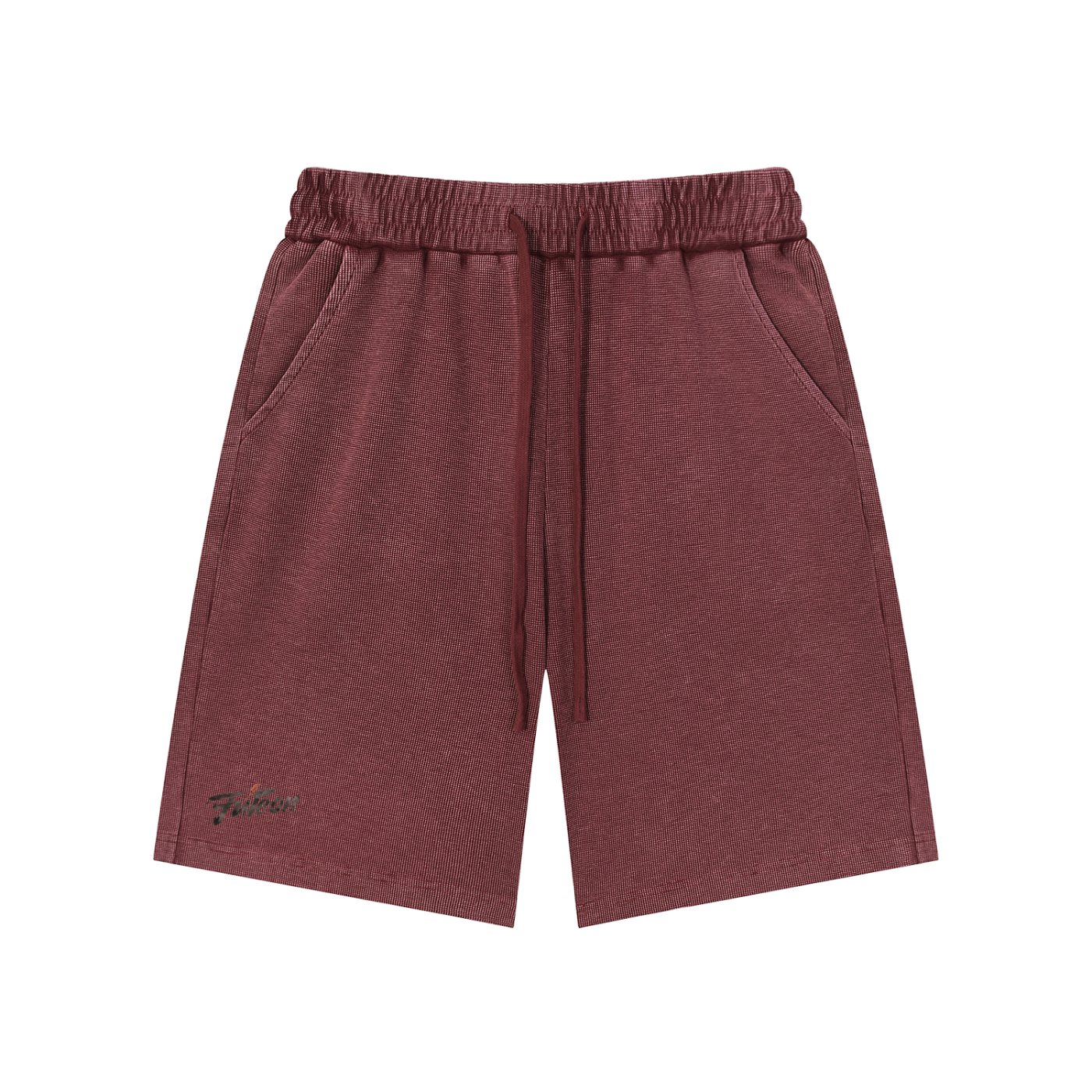 Futéon Mineral Wash Waffle Knit Shorts