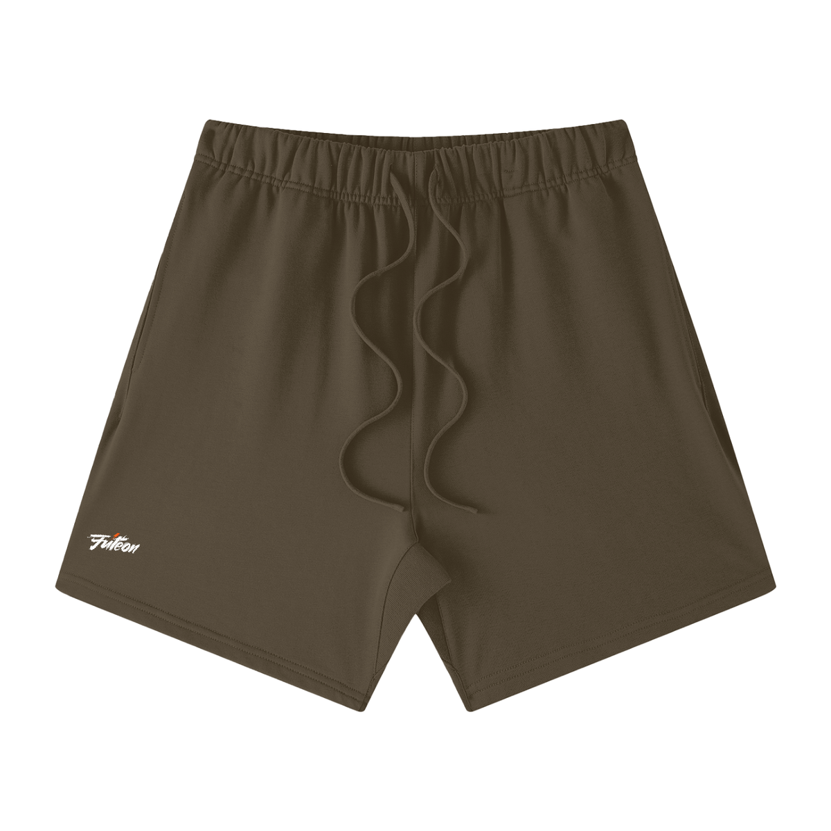 Futéon Unisex Earth Tone Loose Fit Cotton Shorts