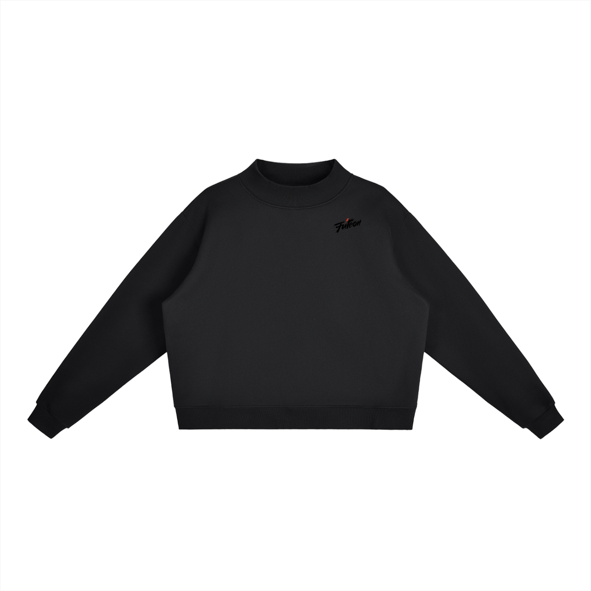 Futéon Fleece Mock-Neck Crew Long Sleeve