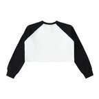 Futéon Raw-Hem Color-Block Raglan Crop Long Sleeve