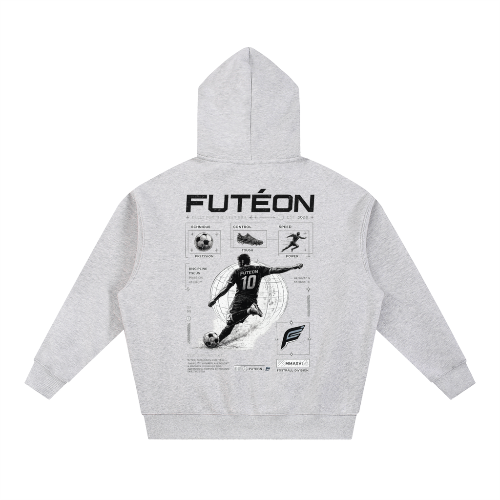 Futéon Essential Oversized Boxy Fit Fleece Hoodie