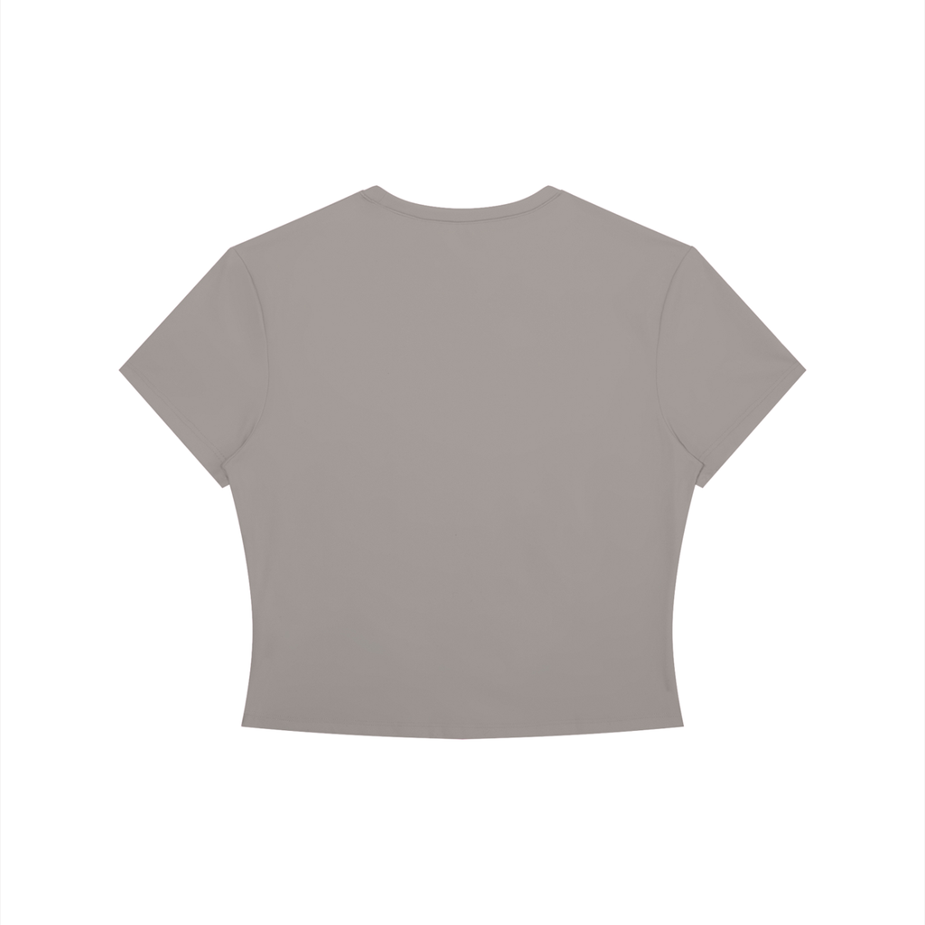 Futéon Women's Crewneck Crop T-Shirt