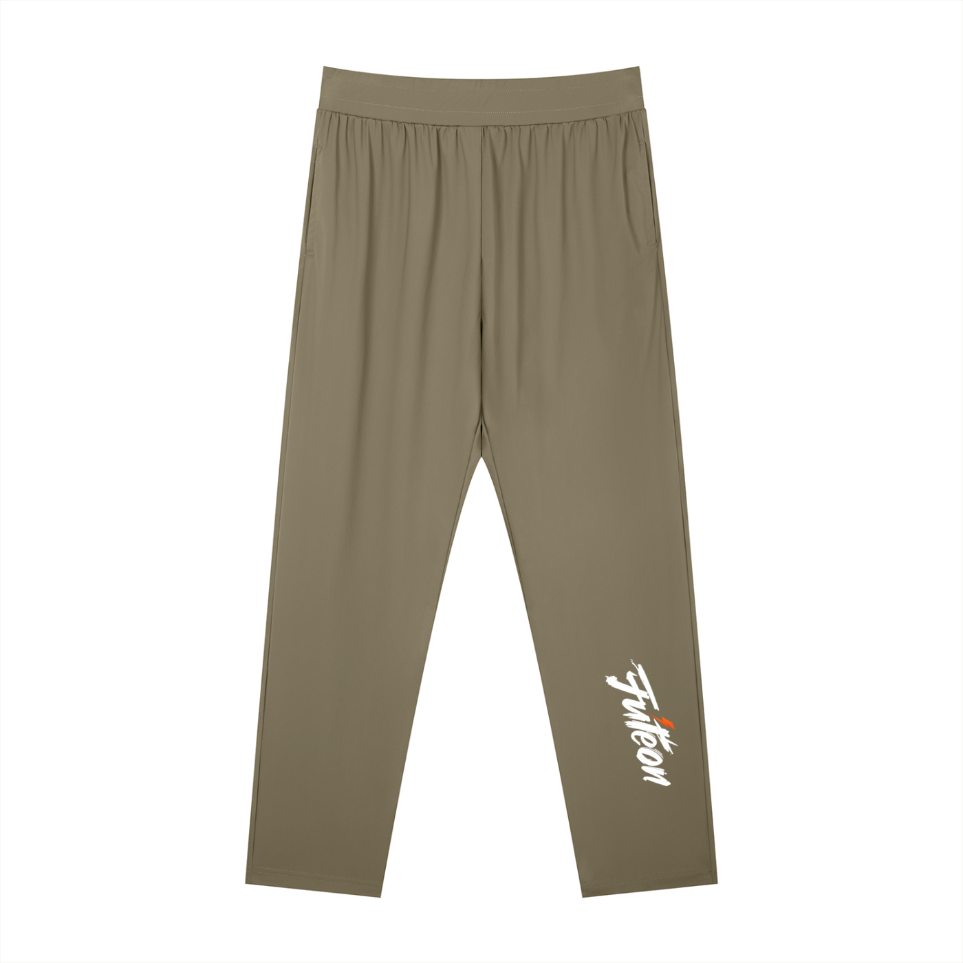 Futéon Men's Straight Leg Elastic Waist Pants