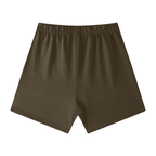 Futéon Unisex Earth Tone Loose Fit Cotton Shorts