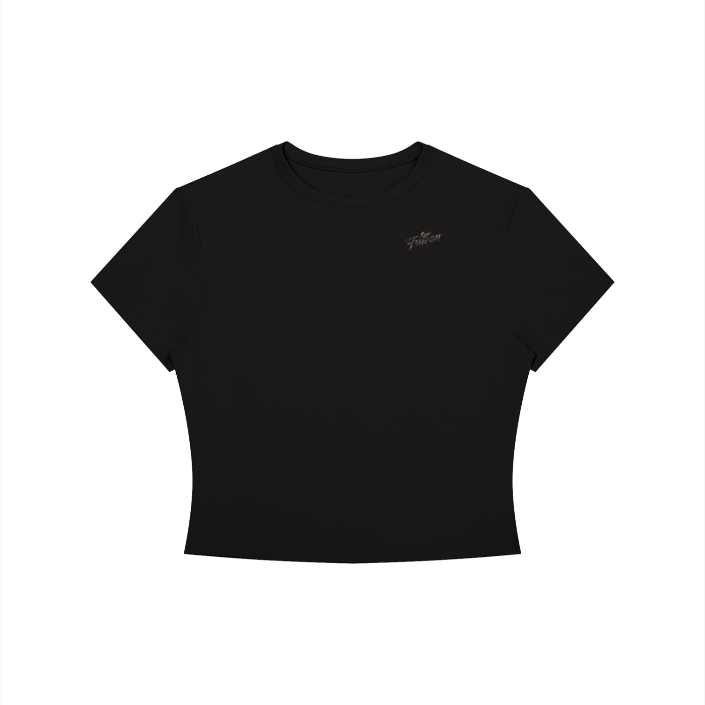 Futéon Women's Crewneck Crop T-Shirt