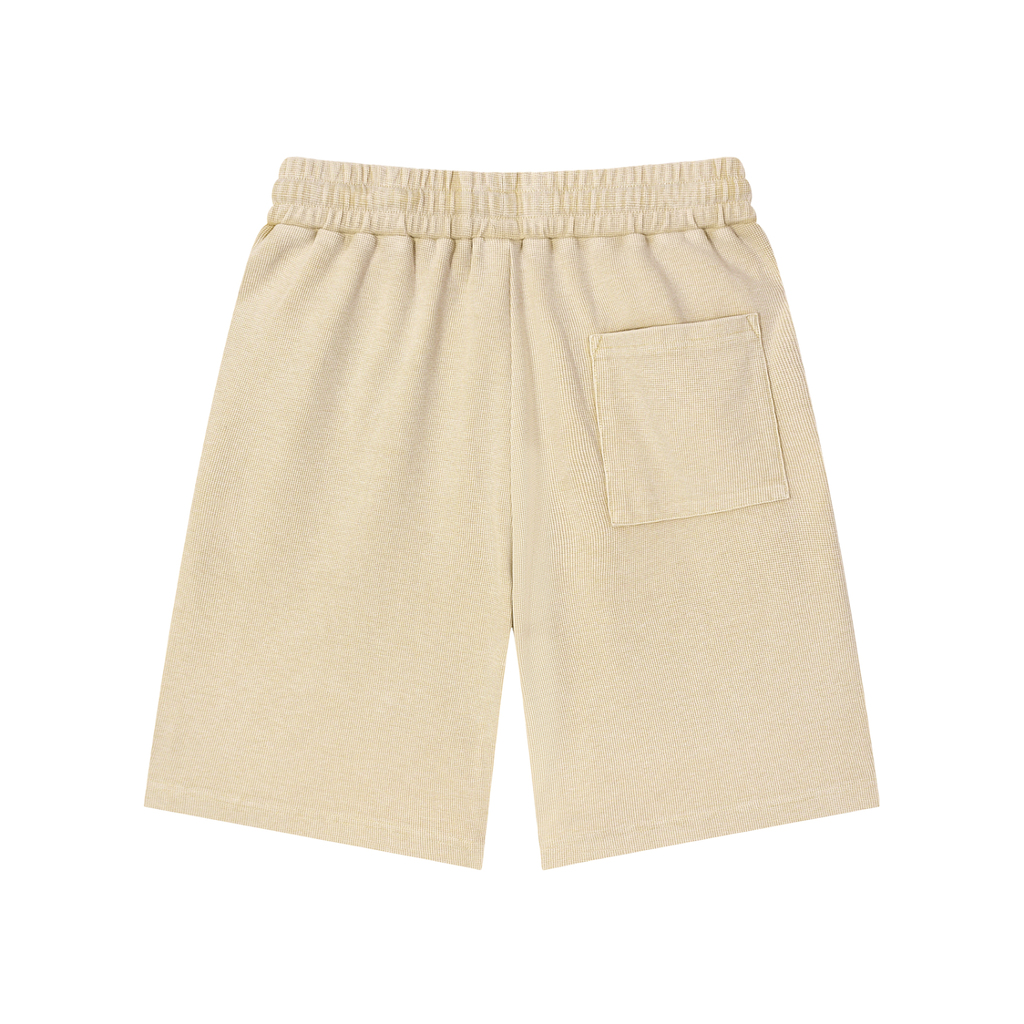 Futéon Mineral Wash Waffle Knit Shorts