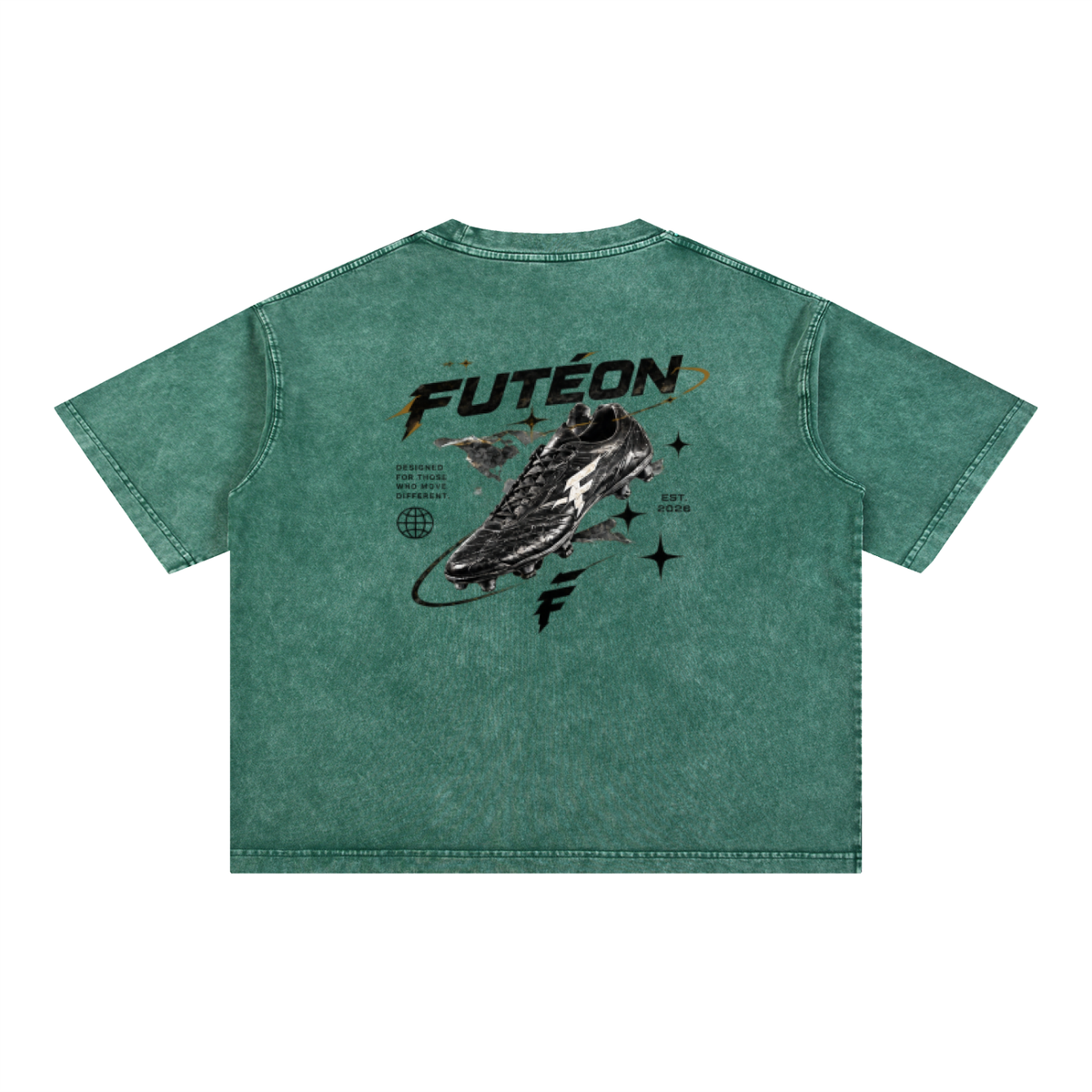 Futéon Mineral Wash Boxy Cotton T-Shirt