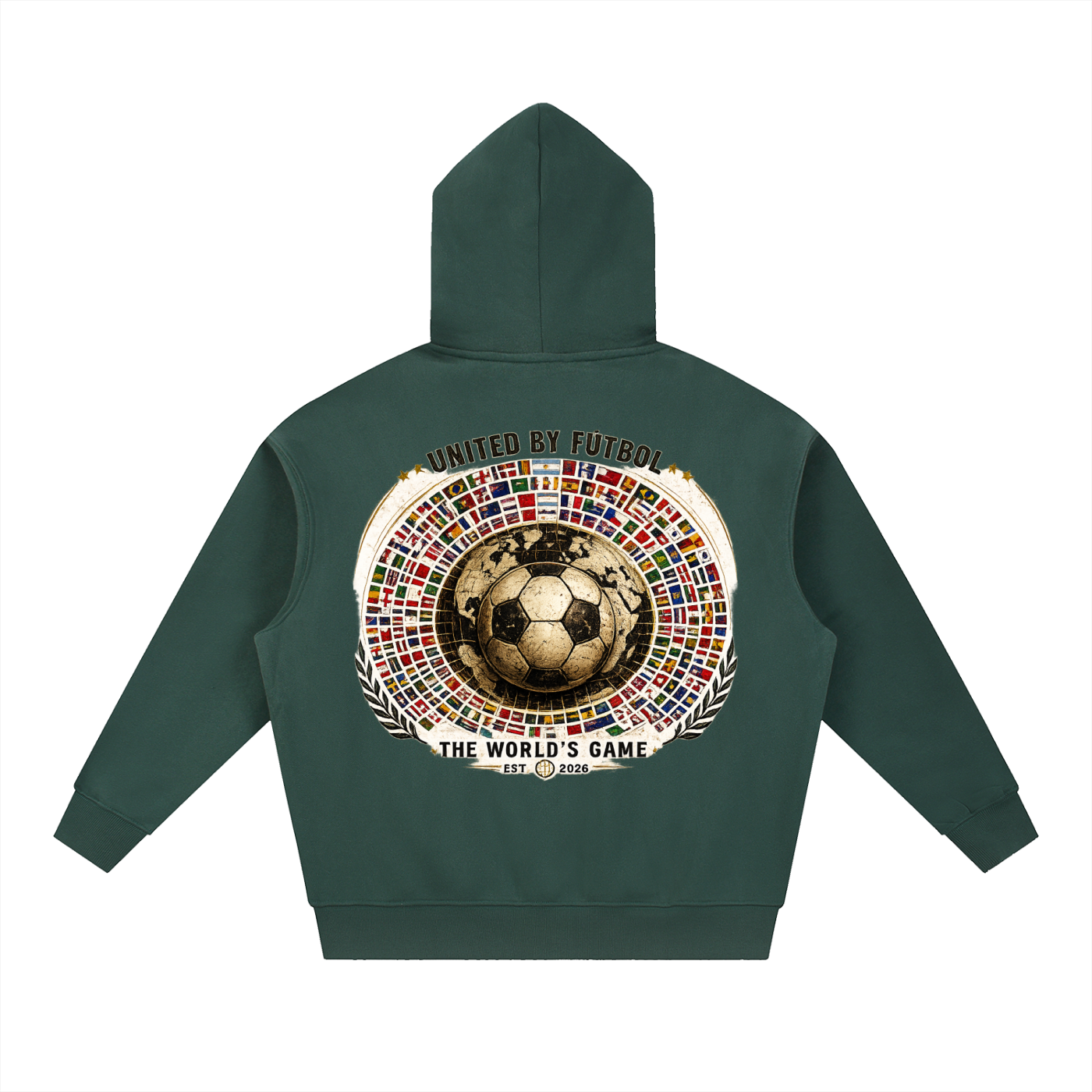 Futéon Essential Oversized Boxy Fit Fleece Hoodie
