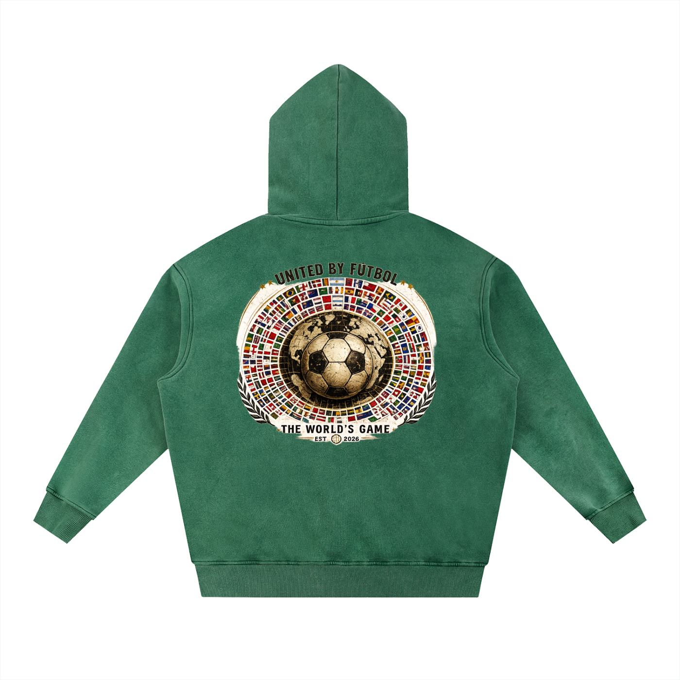 Futéon Snow Wash Fleece Oversize Hoodie
