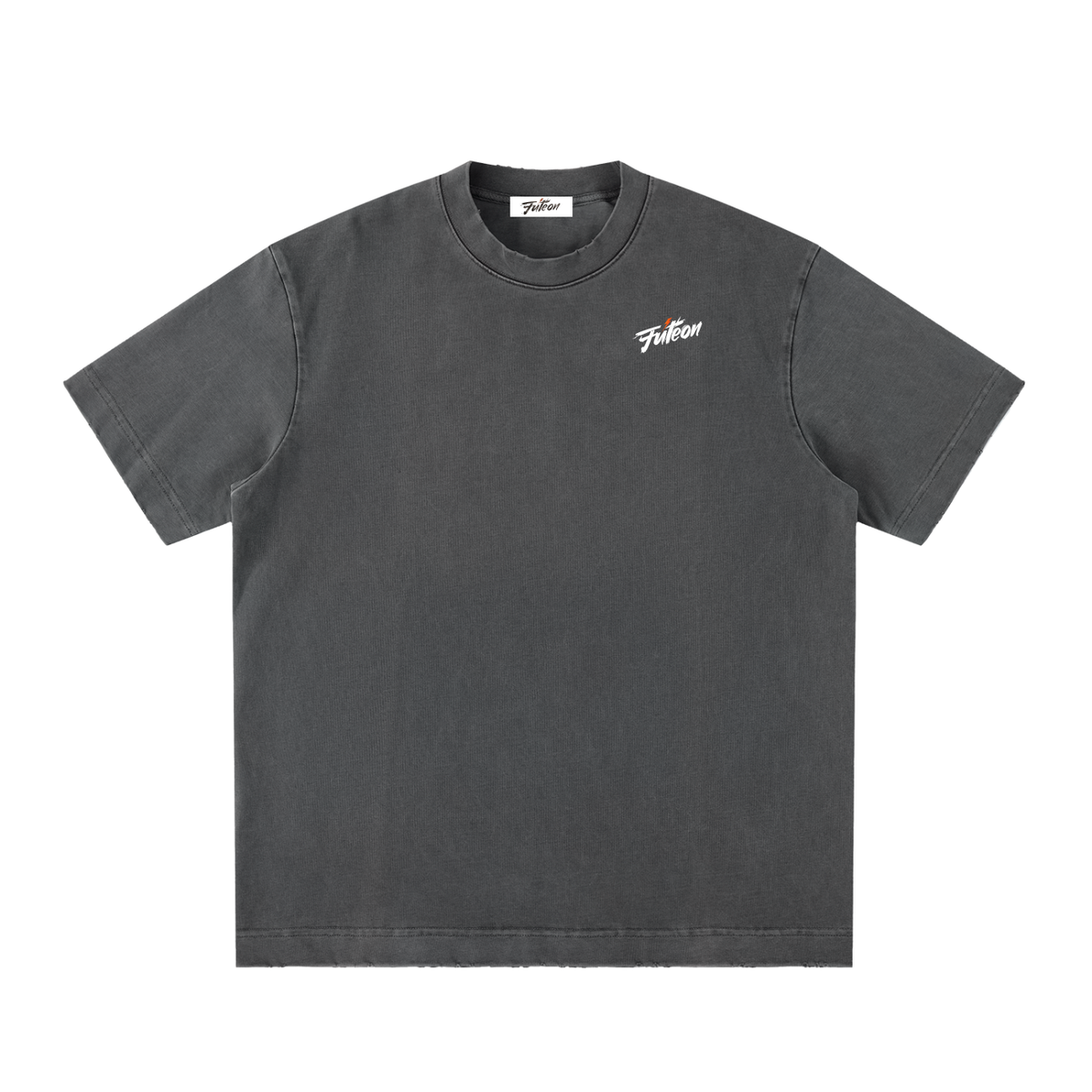 Futéon Heavyweight Vintage Washed Frayed T-Shirt