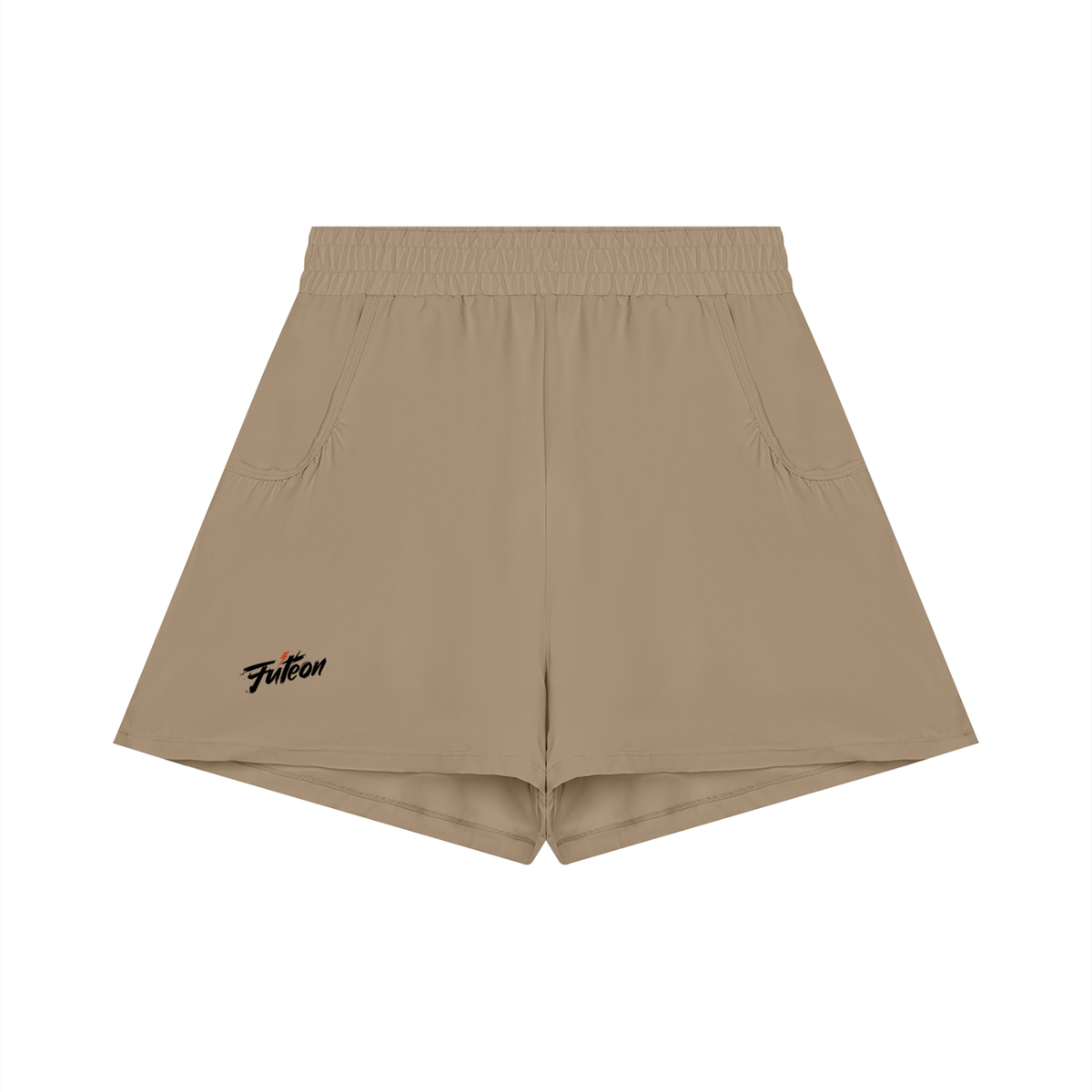 Futéon Women's Ruched Yoga Shorts