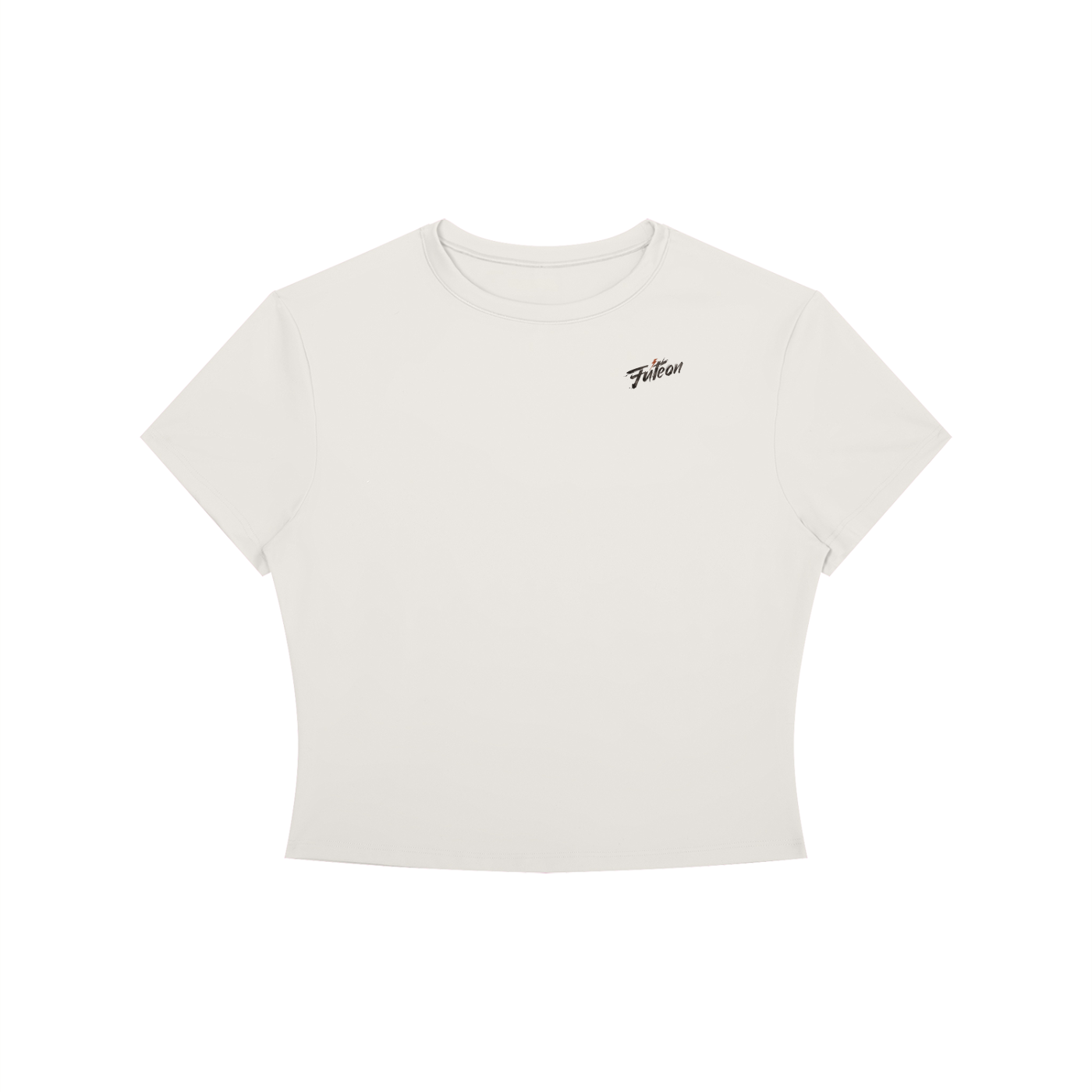 Futéon Women's Crewneck Crop T-Shirt
