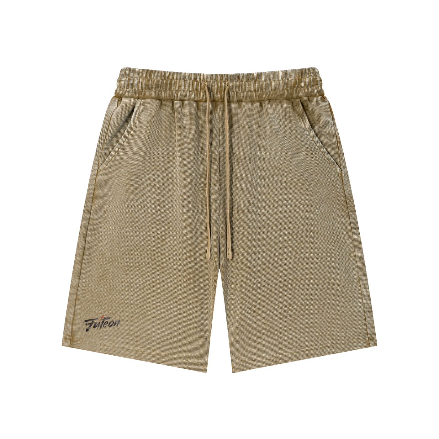 Futéon Mineral Wash Waffle Knit Shorts
