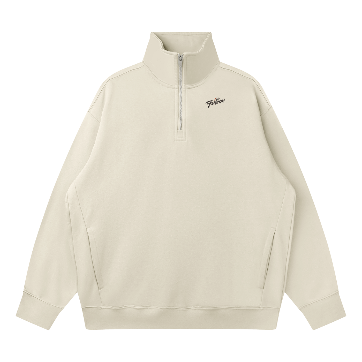 Futéon Quarter-Zip Drop Shoulder Long Sleeve