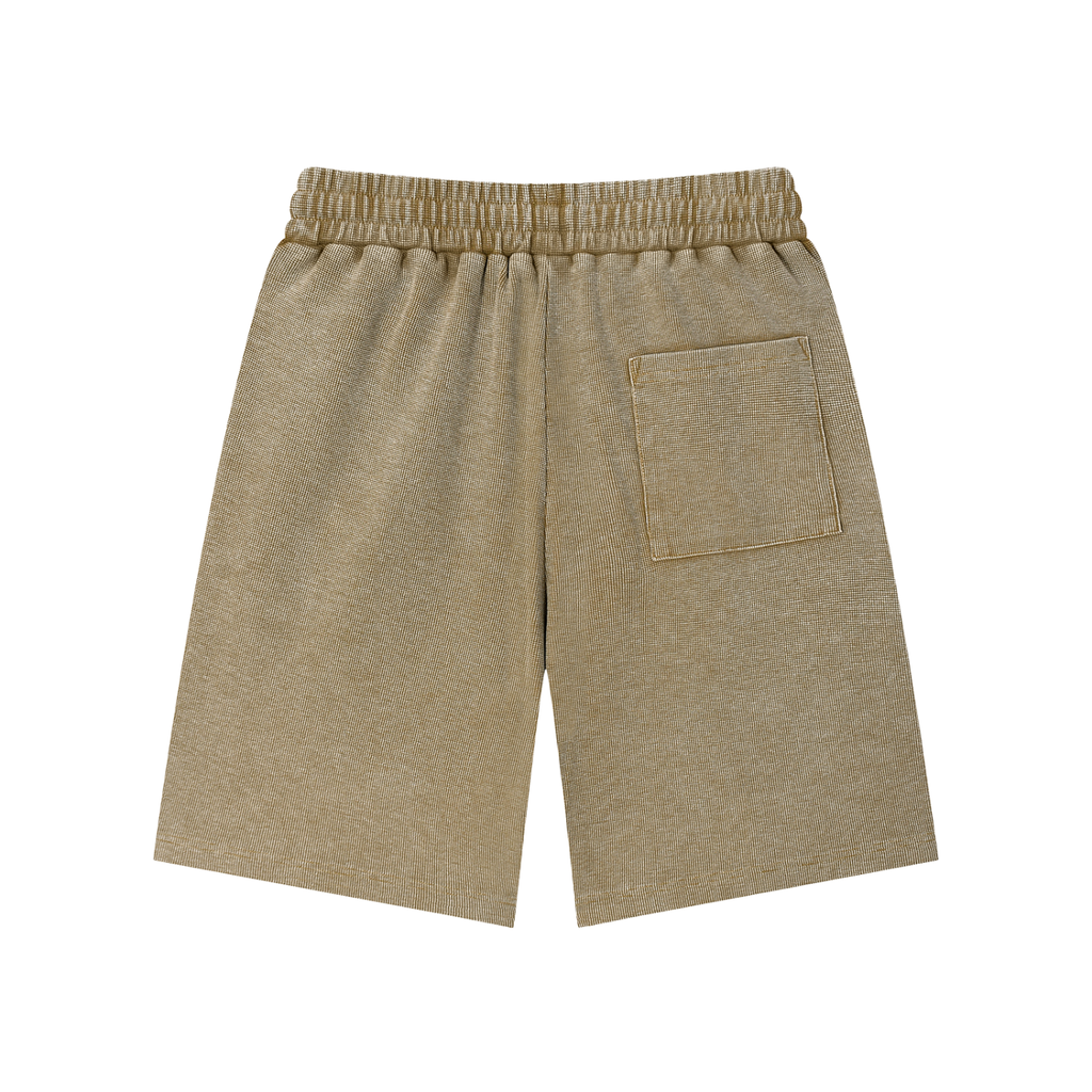 Futéon Mineral Wash Waffle Knit Shorts