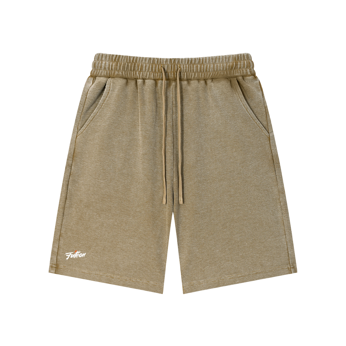 Futéon Mineral Wash Waffle Knit Shorts