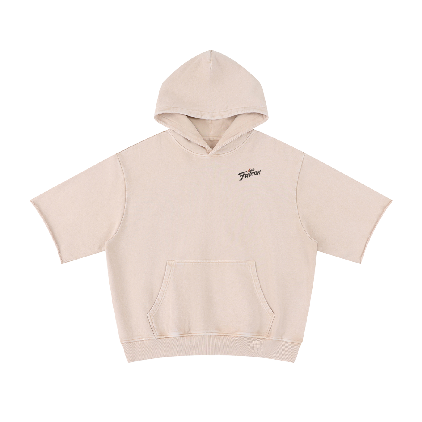 Futéon Unisex Mineral Wash Short Sleeve Hoodie