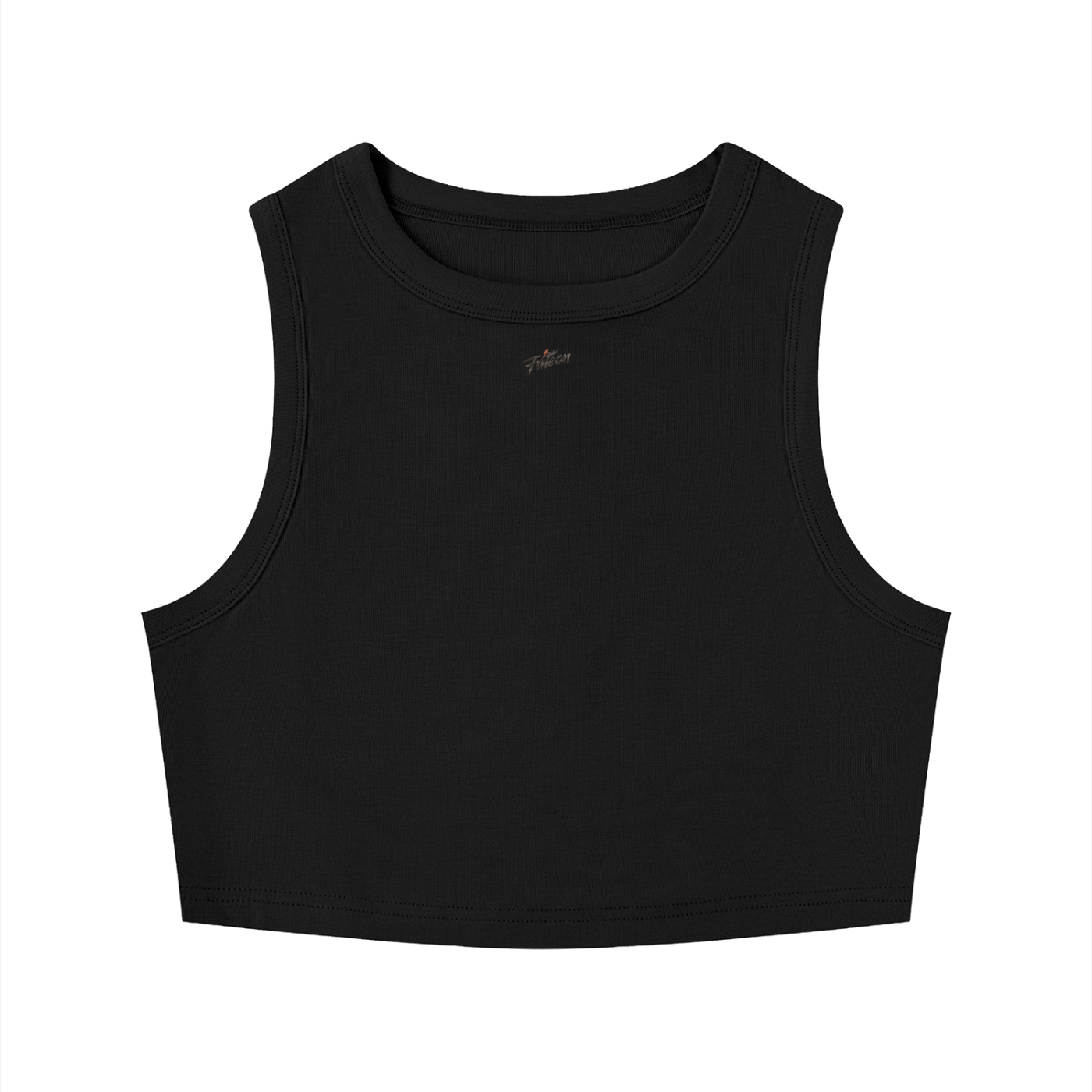 Futéon Women's Tight Crewneck Crop Tank Top