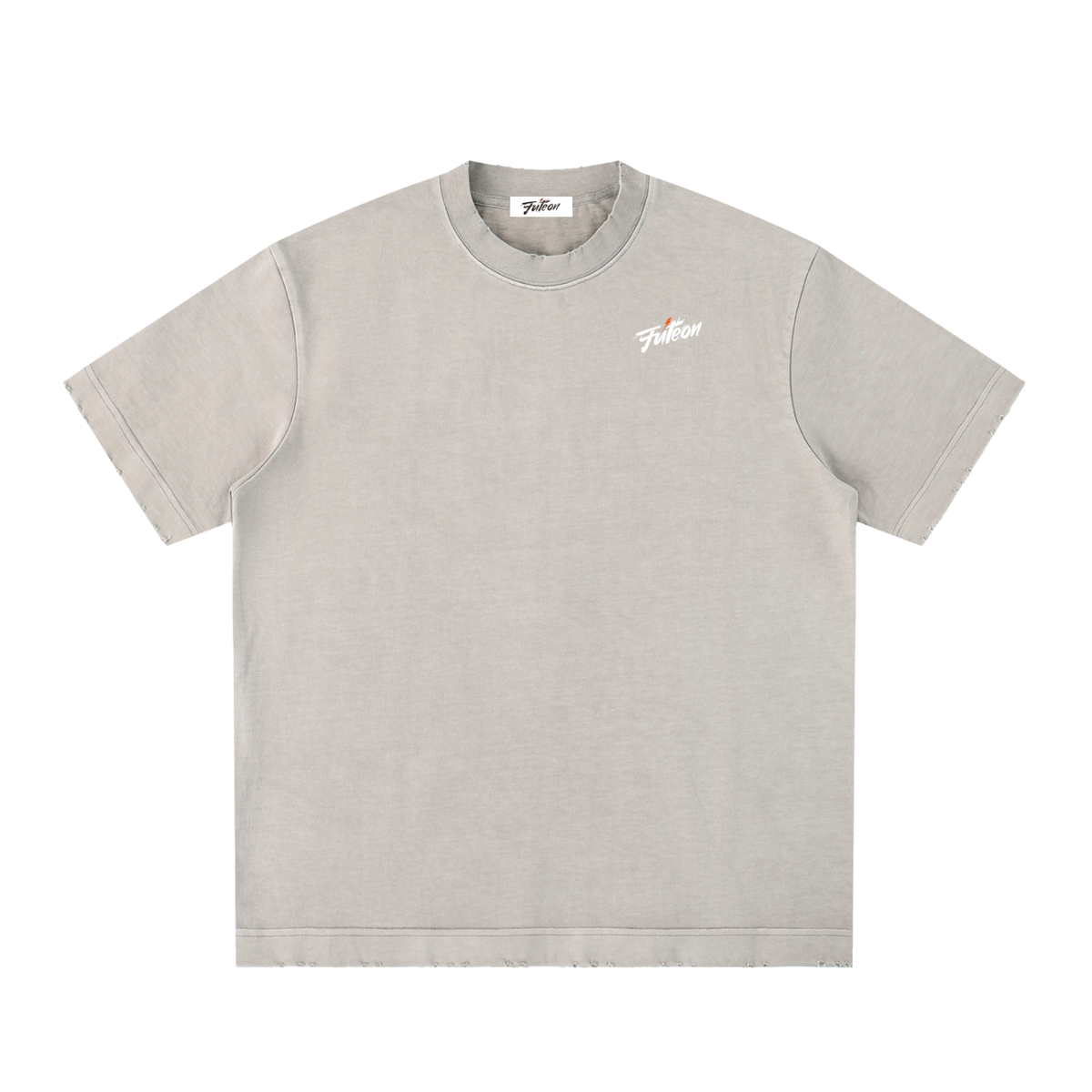 Futéon Heavyweight Vintage Washed Frayed T-Shirt