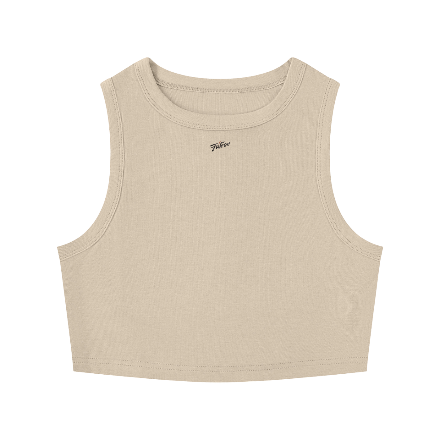 Futéon Women's Tight Crewneck Crop Tank Top