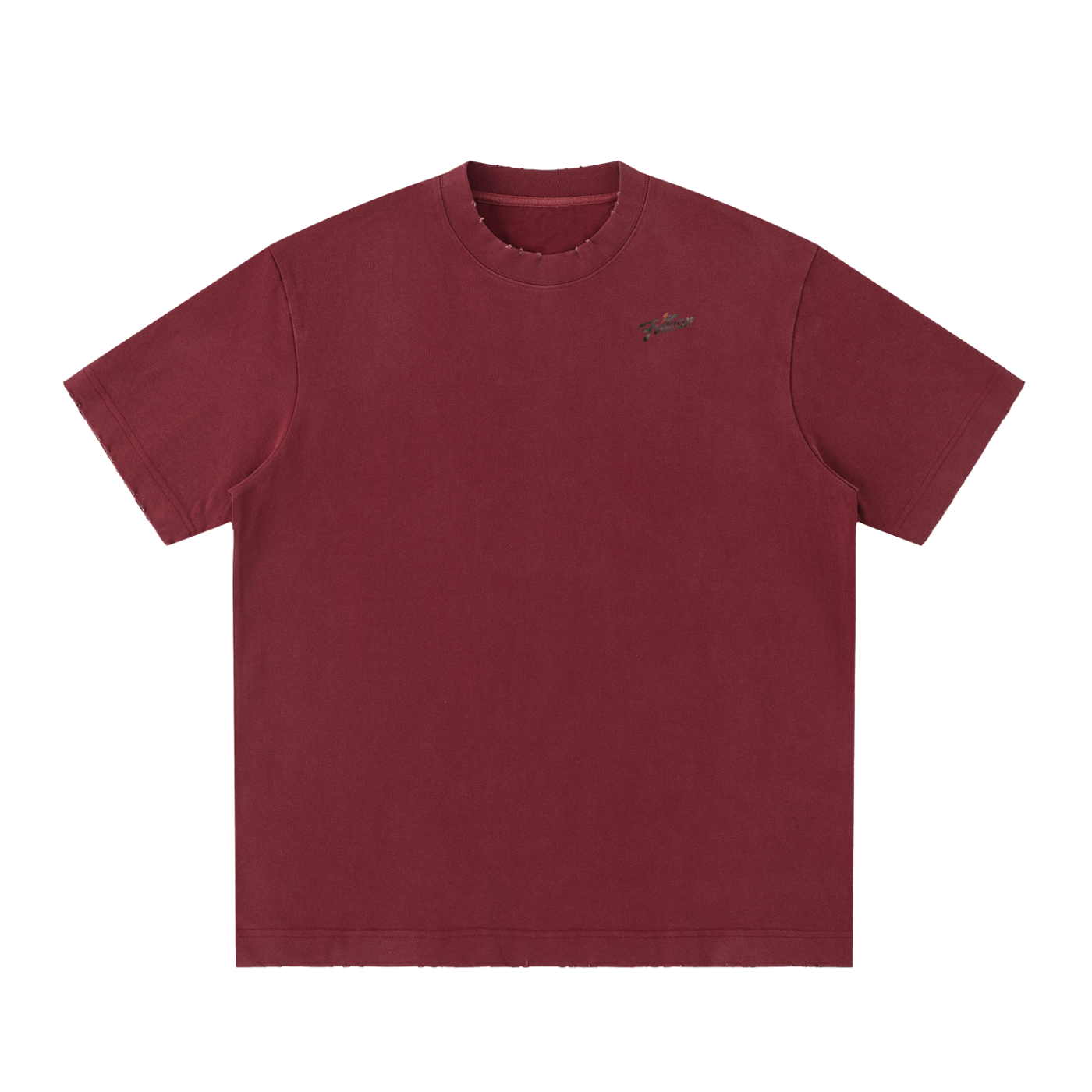 Futéon Heavyweight Vintage Washed Frayed T-Shirt