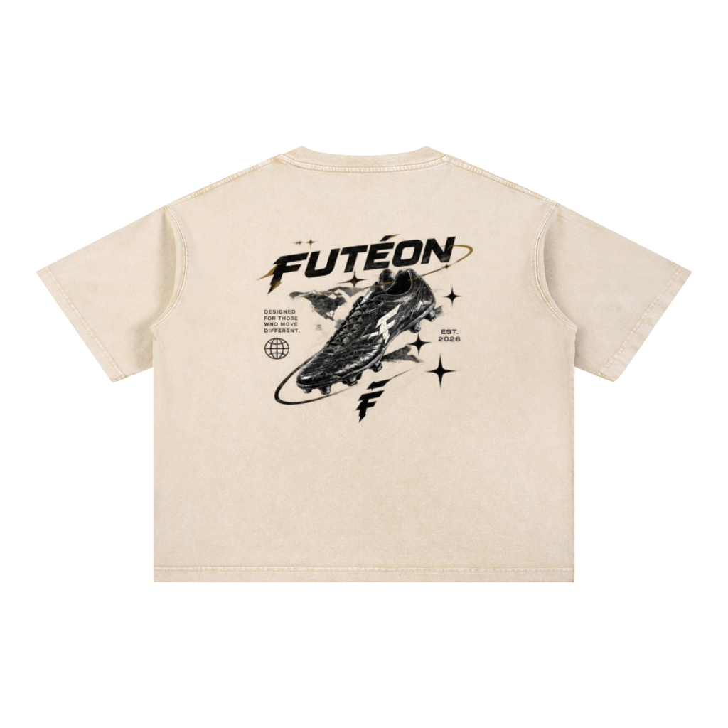 Futéon Mineral Wash Boxy Cotton T-Shirt