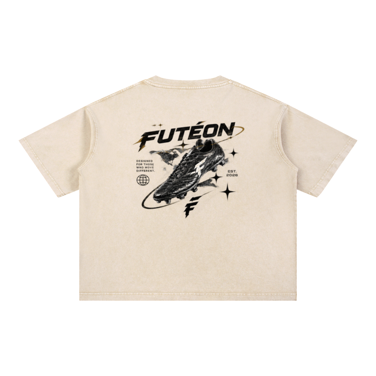 Futéon Mineral Wash Boxy Cotton T-Shirt
