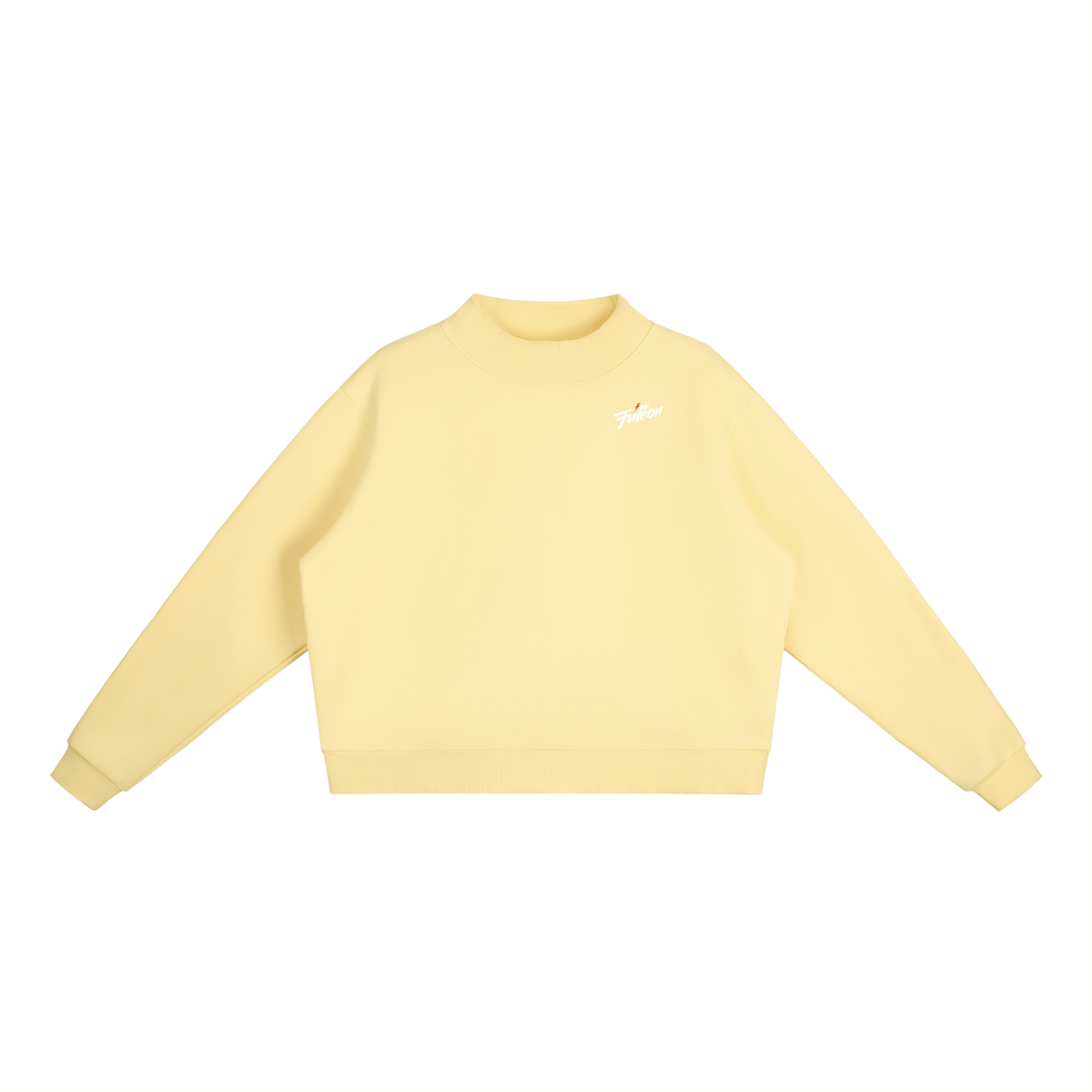 Futéon Essential Fleece Mock-Neck Crew Sweatshirt
