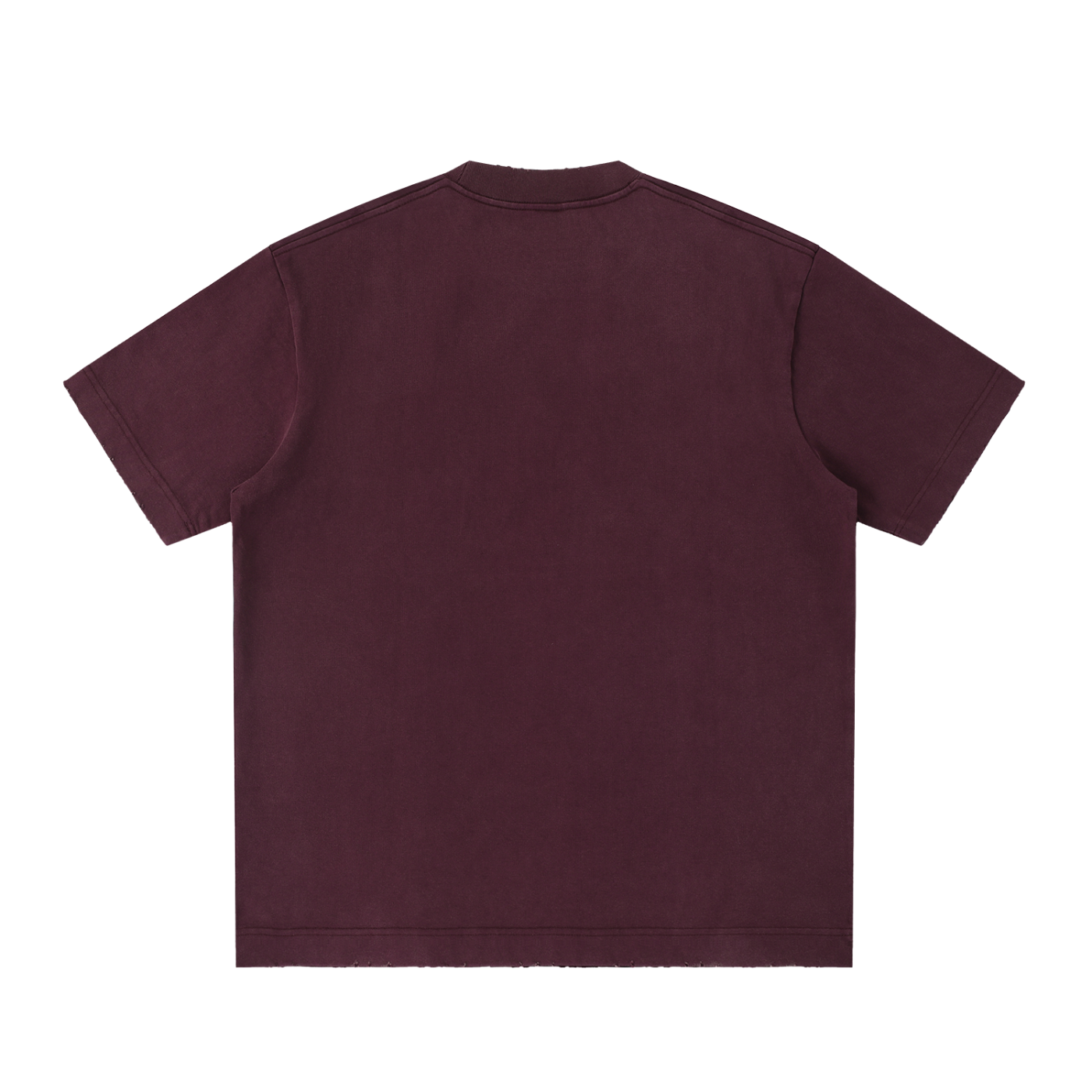 Futéon Heavyweight Vintage Washed Frayed T-Shirt