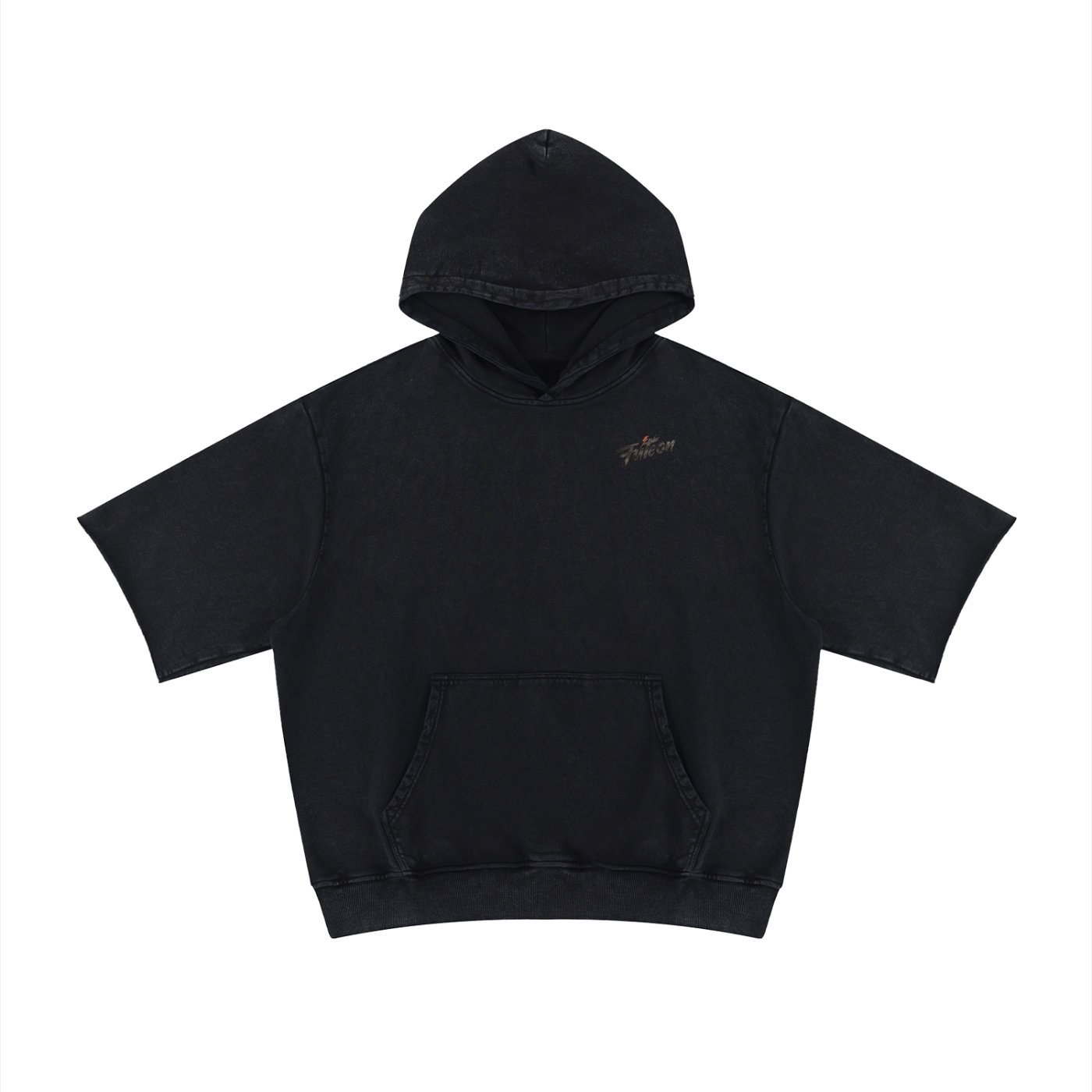 Futéon Unisex Mineral Wash Short Sleeve Hoodie