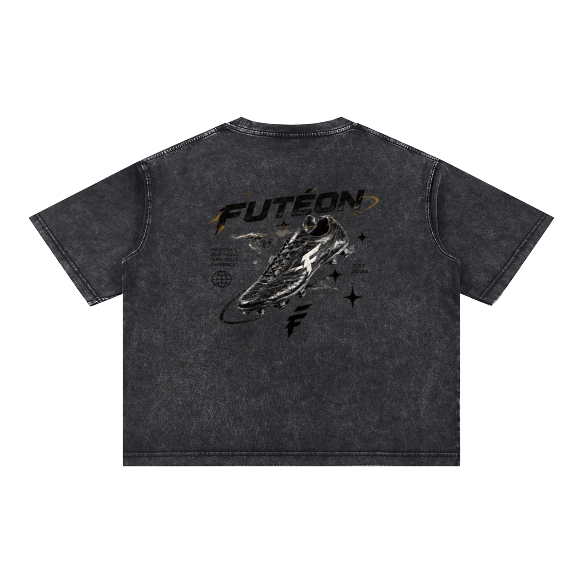 Futéon Mineral Wash Boxy Cotton T-Shirt