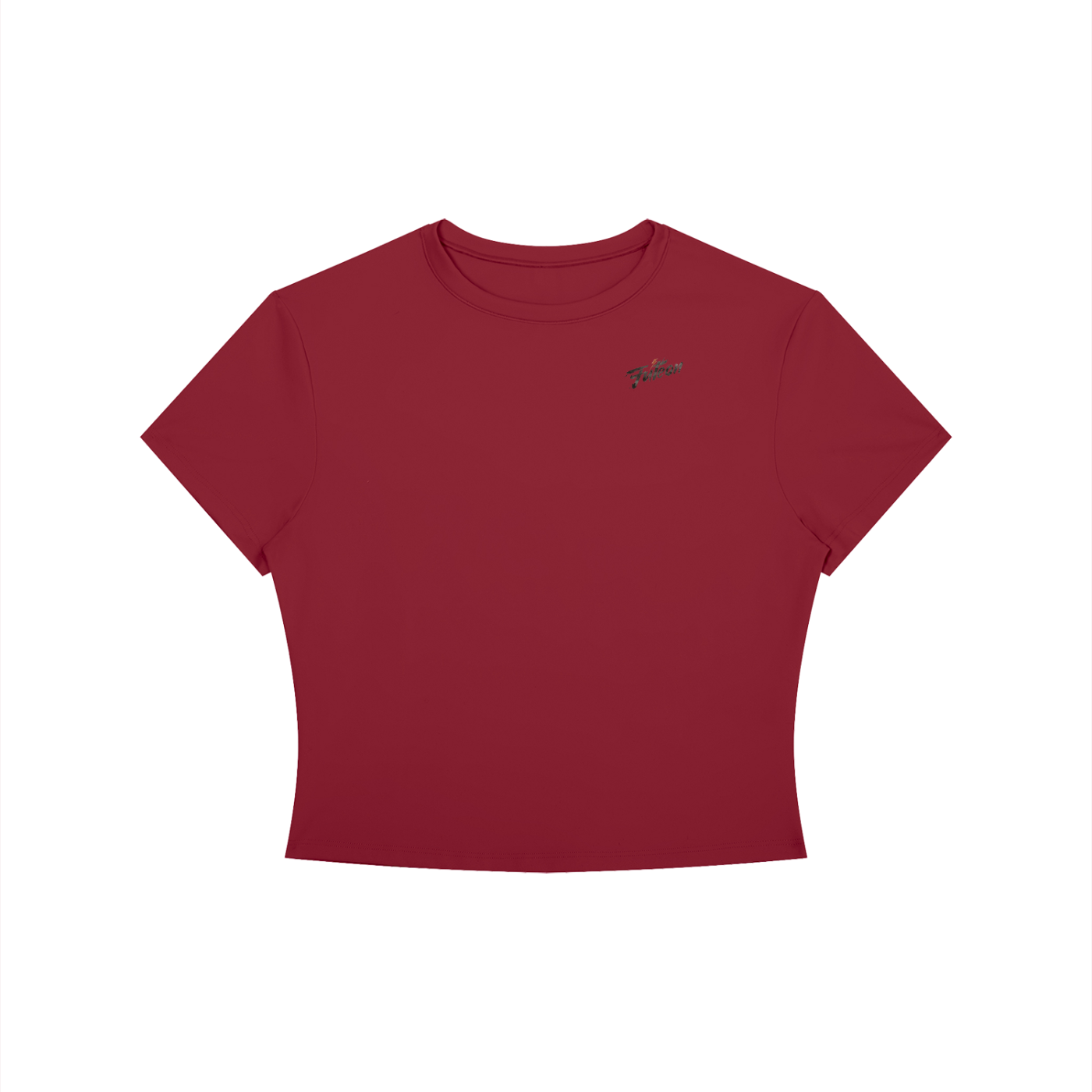 Futéon Women's Crewneck Crop T-Shirt
