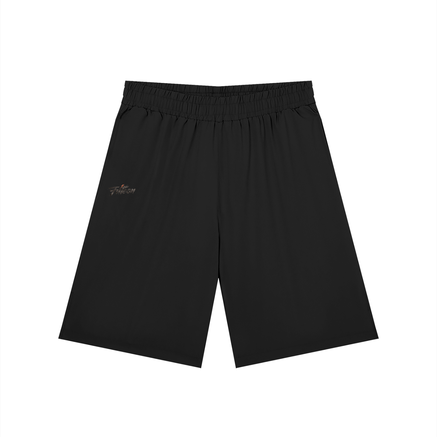 Futéon Men’s Solid Elastic Waist Shorts