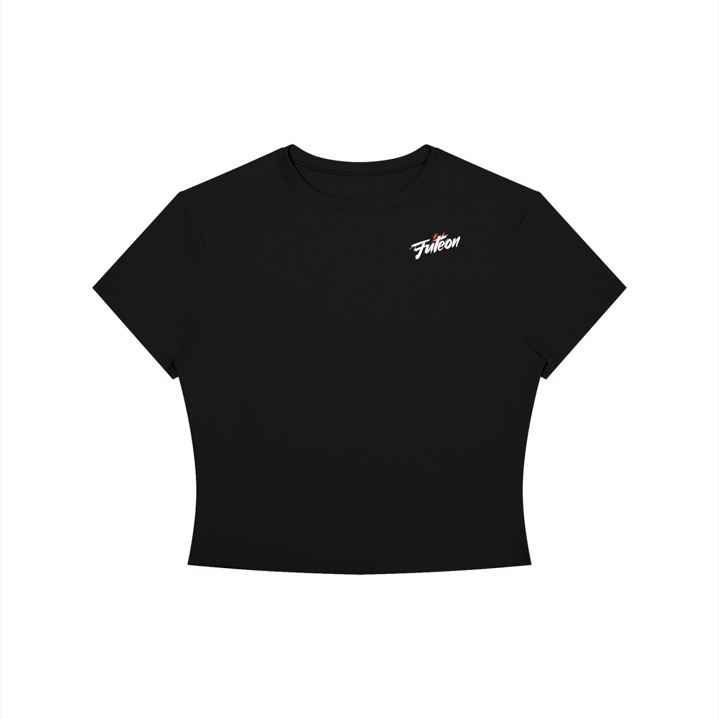 Futéon Women's Crewneck Crop T-Shirt