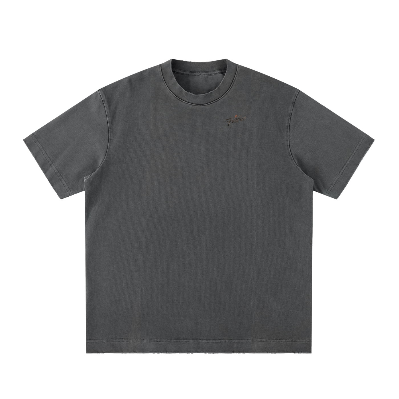 Futéon Heavyweight Vintage Washed Frayed T-Shirt