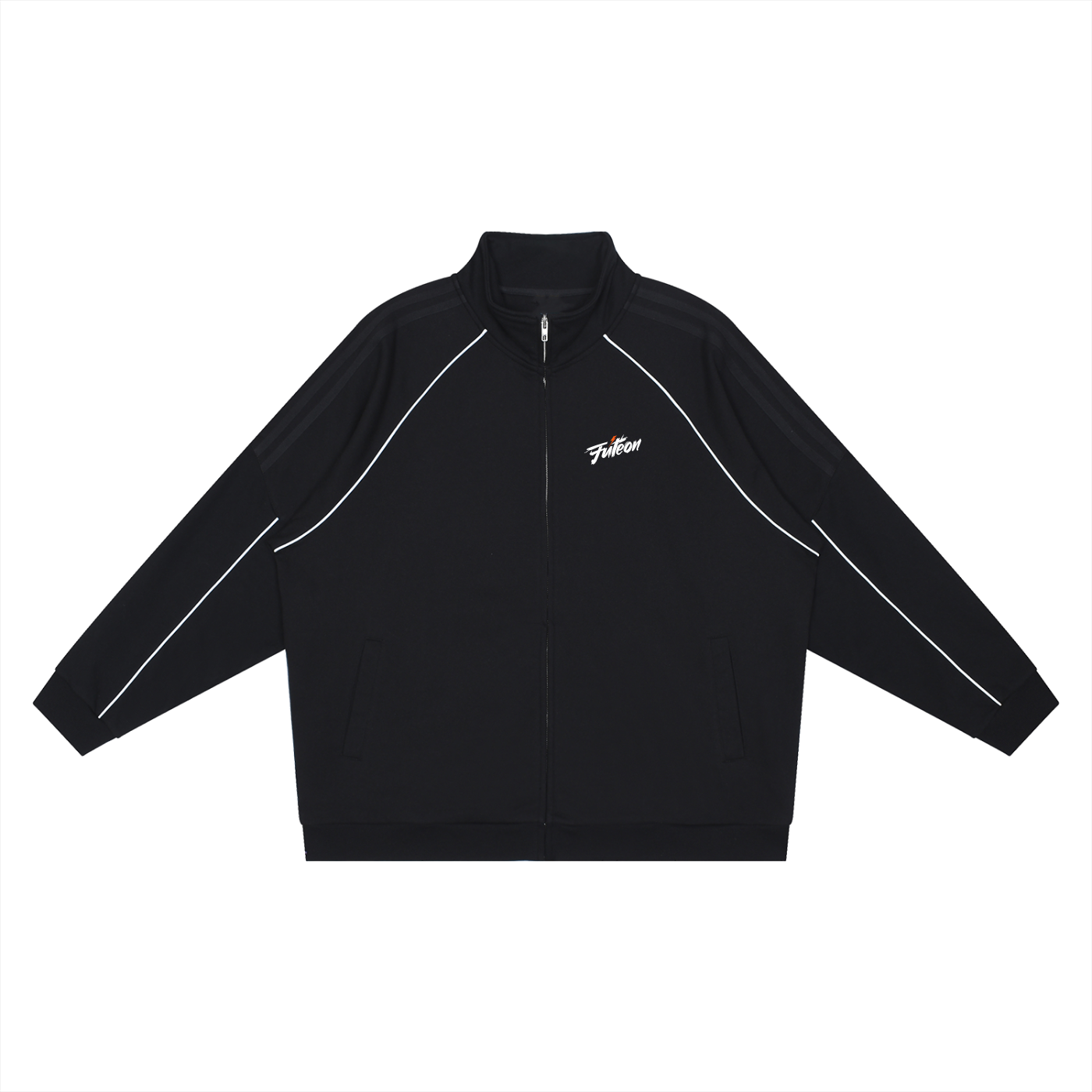Futéon Reflection Striped Raglan Sleeve Jacket