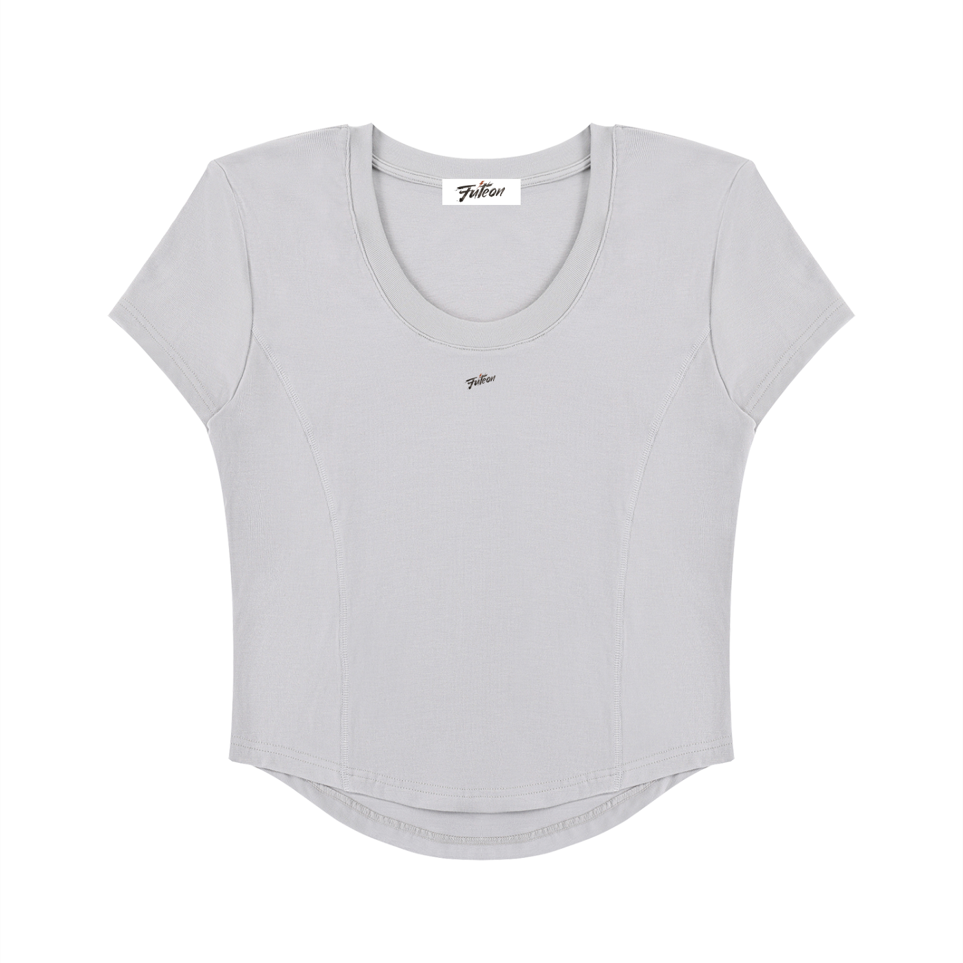 Futéon Women's Paneled Crop T-Shirt