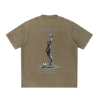 Futéon Heavyweight Vintage Washed Frayed T-Shirt