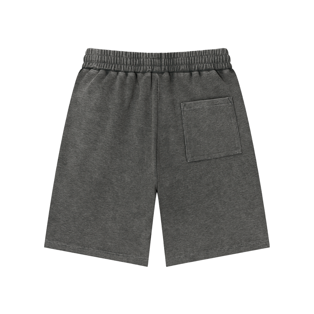 Futéon Mineral Wash Waffle Knit Shorts