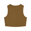 Futéon Women's Tight Crewneck Crop Tank Top