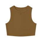 Futéon Women's Tight Crewneck Crop Tank Top