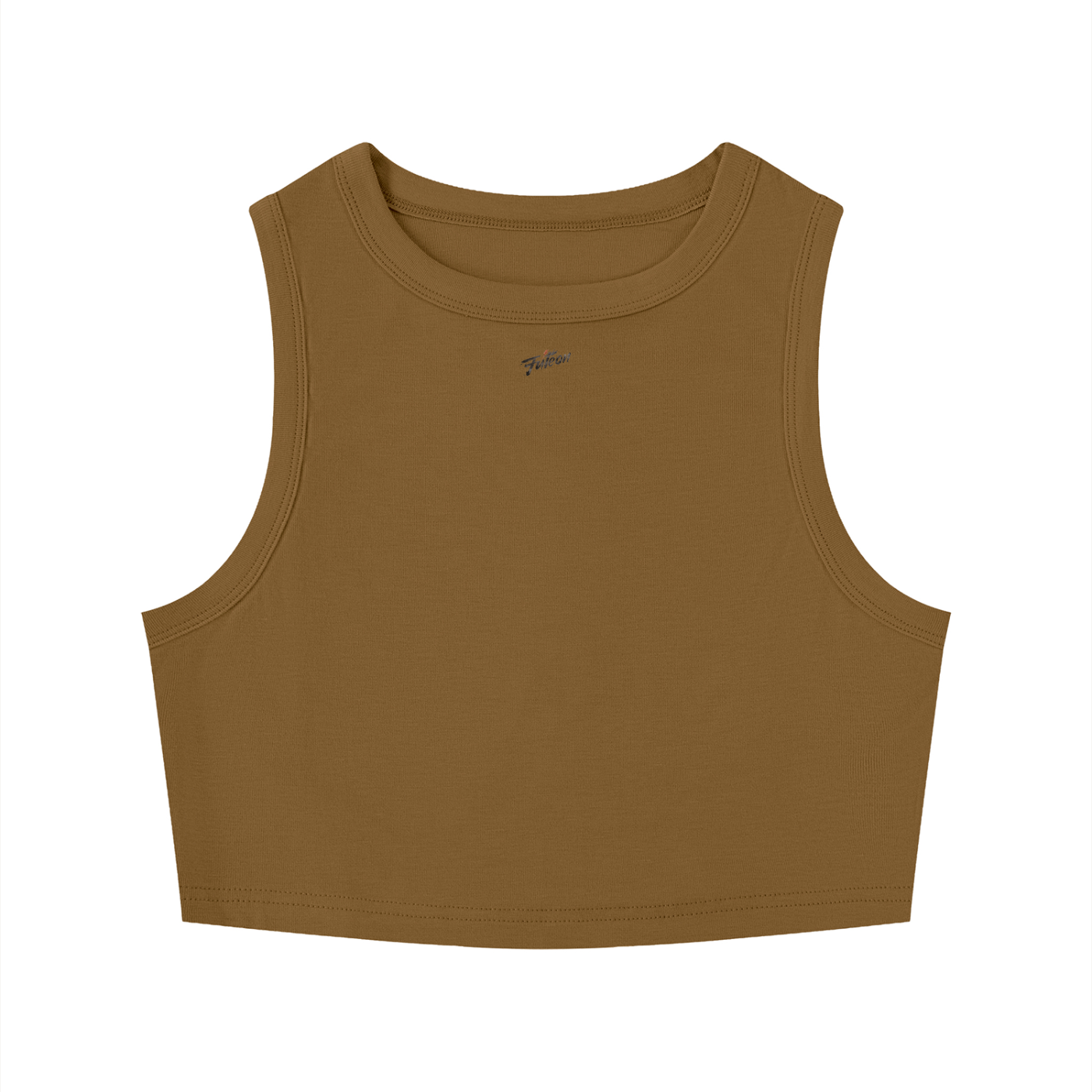 Futéon Women's Tight Crewneck Crop Tank Top